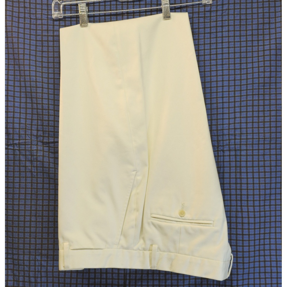 Ralph Lauren Polo Golf  Classic Fit  Performance Pants 33x30 Pima Cotton Ivory